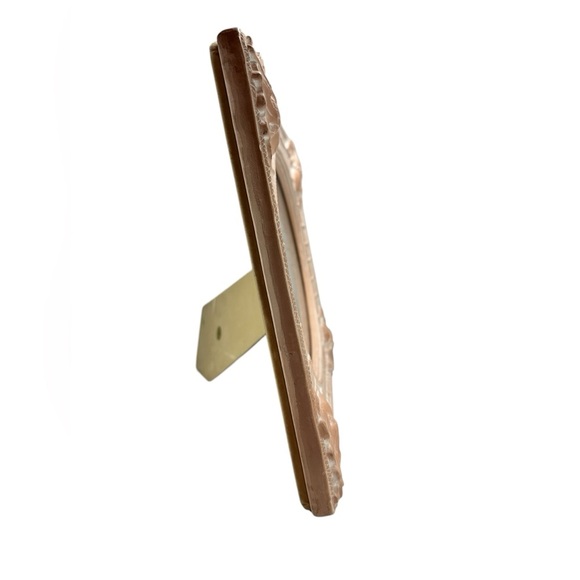 Vtg Terracotta Ceramic Picture Frame Acorn Leaves Natural Autumn 11”x13” - Picture 6 of 8